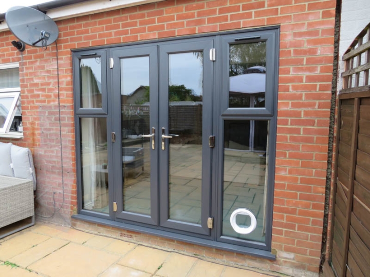 New Double Glass Doors
